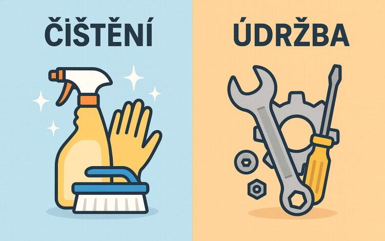 Čištění vs. údržba: jaký je mezi nimi rozdíl?