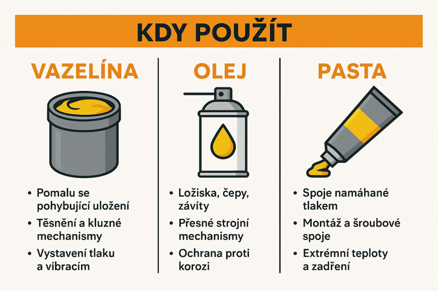 Jak vybrat správné mazivo pro váš provoz